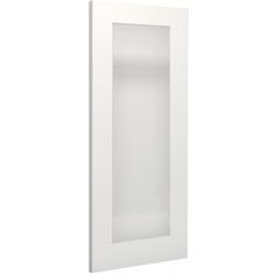 Denver White Primed Door with Obscure Laminate Glass (18mm Lippings)